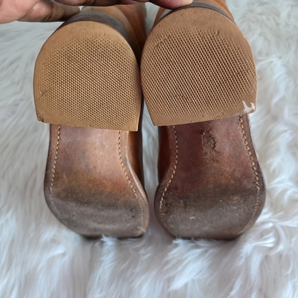 Vintage Stitching Horse Campus Boots Size 8 1/2D - Picture 7 of 16